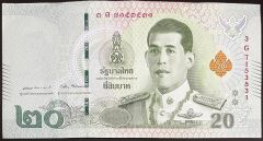 Tayland 20 Baht 2018 Çok Temiz+ Pick 135