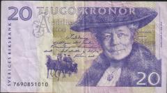 İsveç 20 Kronor 2007 Çok Temiz Pick 63c