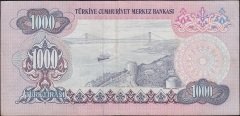 6.Emisyon 1.Tertip 1000 Lira A39 323020 Çok Temiz+