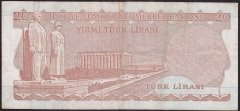 6.EMİSYON 4.TERTİP 20 LİRA I90 010789 ÇOK TEMİZ