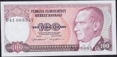 7.Emisyon 2.Tertip 100 Lira D41 068547 Çil