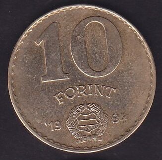 Macaristan 10 Forint 1984