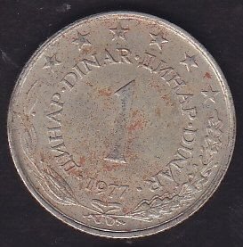 Yugoslavya 1 Dinar 1977