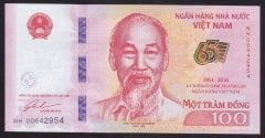 Vietnam 100 Dong 2016 ÇİL Hatıra Pick 125