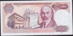 7.Emisyon 1.Tertip 100 Lira B32 154629 Ççt Çilaltı