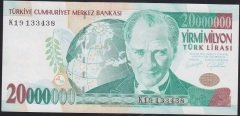 7.EMİSYON 20 000 000 LİRA K19 133438 ÇİLALTI