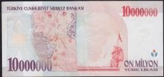 7.Emisyon 10.000.000 Lira A10 275962 Çok Çok Temiz