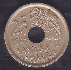 İspanya 25 Pesetas 1996