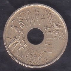 İspanya 25 Pesetas 1996