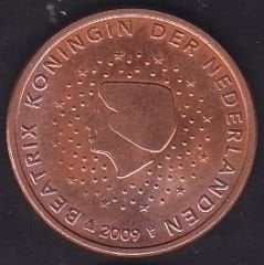 Avrupa 5 Euro Cent 2009 Hollanda