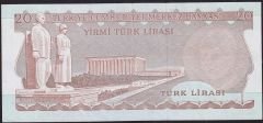 6.Emisyon 2.Tertip 20 Lira E69 005186 Çilaltı