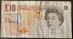 İngiltere 10 Pound 2000 Çok Temiz