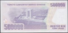 7.Emisyon 4.Tertip 500000 Lira L83 257349 Çil
