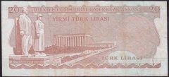 6.EMİSYON 4.TERTİP 20 LİRA I87 657601 ÇOK TEMİZ +