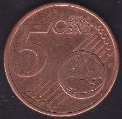 Avrupa 5 Euro Cent 2009 Fransa