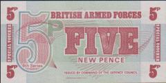 İngiltere Ordu 5 New Pence 1972 Çilaltı Çil