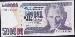 7.Emisyon 4.Tertip 500000 Lira M02 913566 Çilaltı Çil