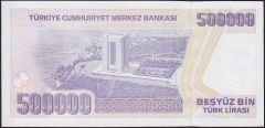 7.Emisyon 4.Tertip 500000 Lira M02 913566 Çilaltı Çil