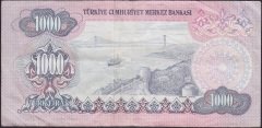 6.EMİSYON 2.TERTİP 1000 LİRA D54 350677 ÇOK ÇOK TEMİZ