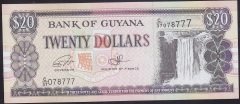 Guyana 20 Dolar 1996 - 2009 Çil Pick 30 (777)