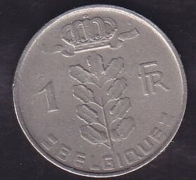 Belçika 1 Frank 1958