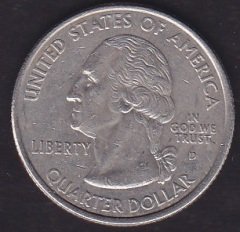 Amerika Çeyrek Dolar 2002 D Hatıra Tennessee