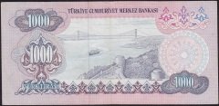 6.Emisyon 1.Tertip 1000 Lira A33 077141 Çok Temiz+