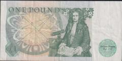 İngiltere 1 Pound 1978-1984 Çok Temiz+ Pick 377b - Kraliçe