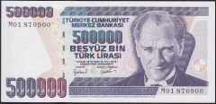 7.Emisyon 4.Tertip 500.000 Lira M01 870900 Çil