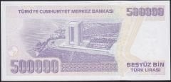 7.Emisyon 4.Tertip 500000 Lira M01 870900 Çil