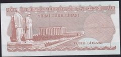 6.EMİSYON 4.TERTİP 20 LİRA I85 864671 ÇOK ÇOK TEMİZ +