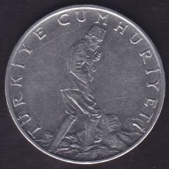 1975 Yılı 2.5 Lira Ters