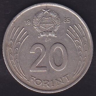 Macaristan 20 Forint 1985