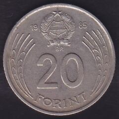 Macaristan 20 Forint 1985