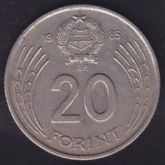 Macaristan 20 Forint 1985