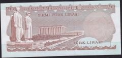 6.Emisyon 2.Tertip 20 Lira E59 135090 Çilaltı (Hafif Bombe var )