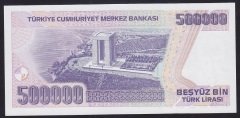 7.EMİSYON 4.TERTİP 500000 LİRA H54 691831 ÇİL
