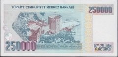 7.EMİSYON 1.TERTİP 250000 LİRA A43 715229 ÇİL