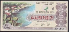 1979 19 HAZİRAN ÇEYREK BİLET N SERİSİ