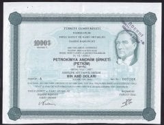 Petkim Hisse Senedi 1000 Dolar