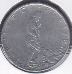 1964 YILI 2.5 LİRA ( DÜZ )