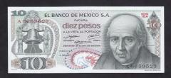 MEKSİKA 10 PESOS 1971 ÇİL