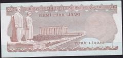6.Emisyon 2.Tertip 20 Lira E55 302808 Çok Çok Temiz