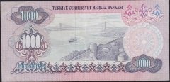 6.Emisyon 1.Tertip 1000 Lira A28 434217 Çok Temiz+