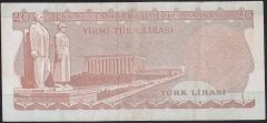 6.EMİSYON 4.TERTİP 20 LİRA I77 923888 ÇOK TEMİZ +