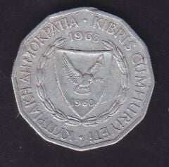 Kıbrıs 1 Mils 1963