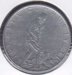 1964 YILI 2.5 LİRA ( TERS )