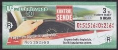 2009 9 OCAK ÇEYREK BİLET - R SERİSİ