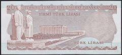 6.Emisyon 2.Tertip 20 Lira E54 350222 Çil