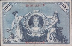 Almanya 100 Mark 1908 Çok Temiz +  (R33b)